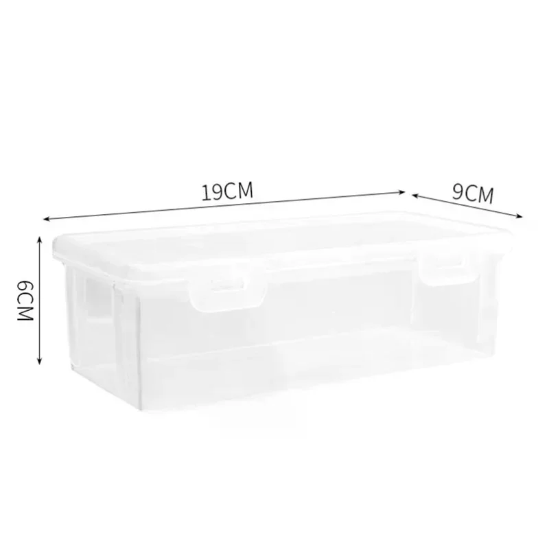 

1 шт., большой вместительный пенал, коробка из полипропилена, прозрачный пенал, штабелируемый органайзер для хранения офисных принадлежностей