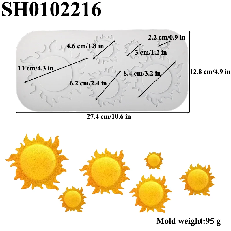 Sunflowers or Cartoon Sun Pattern Silicone Lace Mat Fondant Moulds Sugarcraft Silicone Pad Chocolate Crispy Chip Decoration