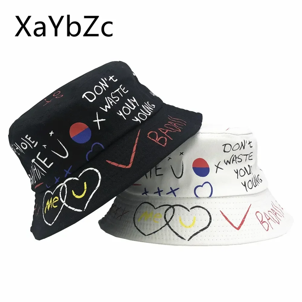 Unisex Harajuku Bucket Hat Outdoor Fisherman Cap Hip Hop Men\'s Summer Women\'s Bone New