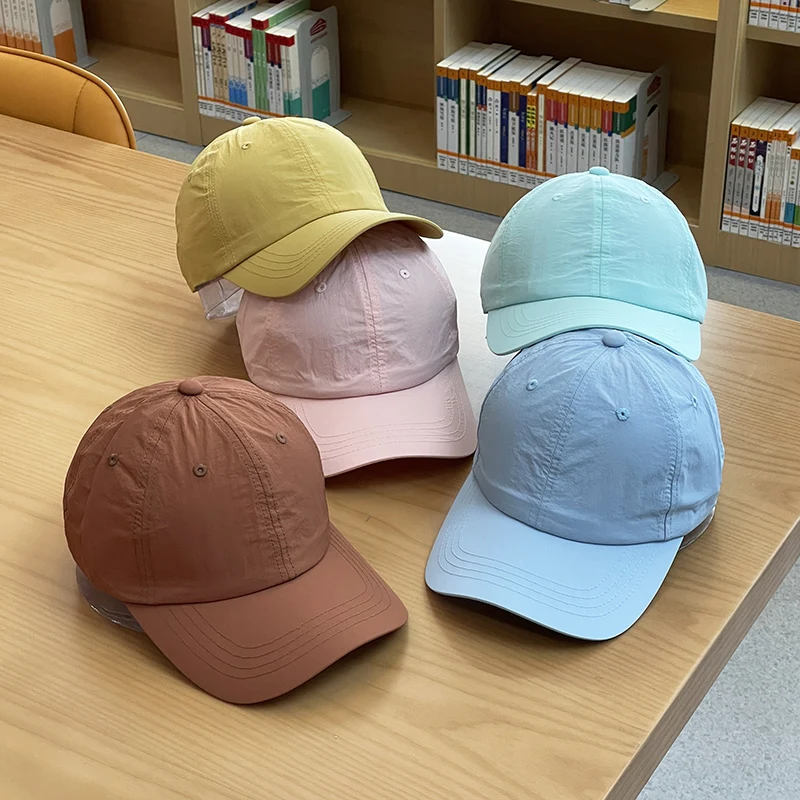 Sparkling Style Quick-Drying Baseball Hat Men and Women Outdoor Running Internet Hot Casual Spring Outing Peaked Cap Women