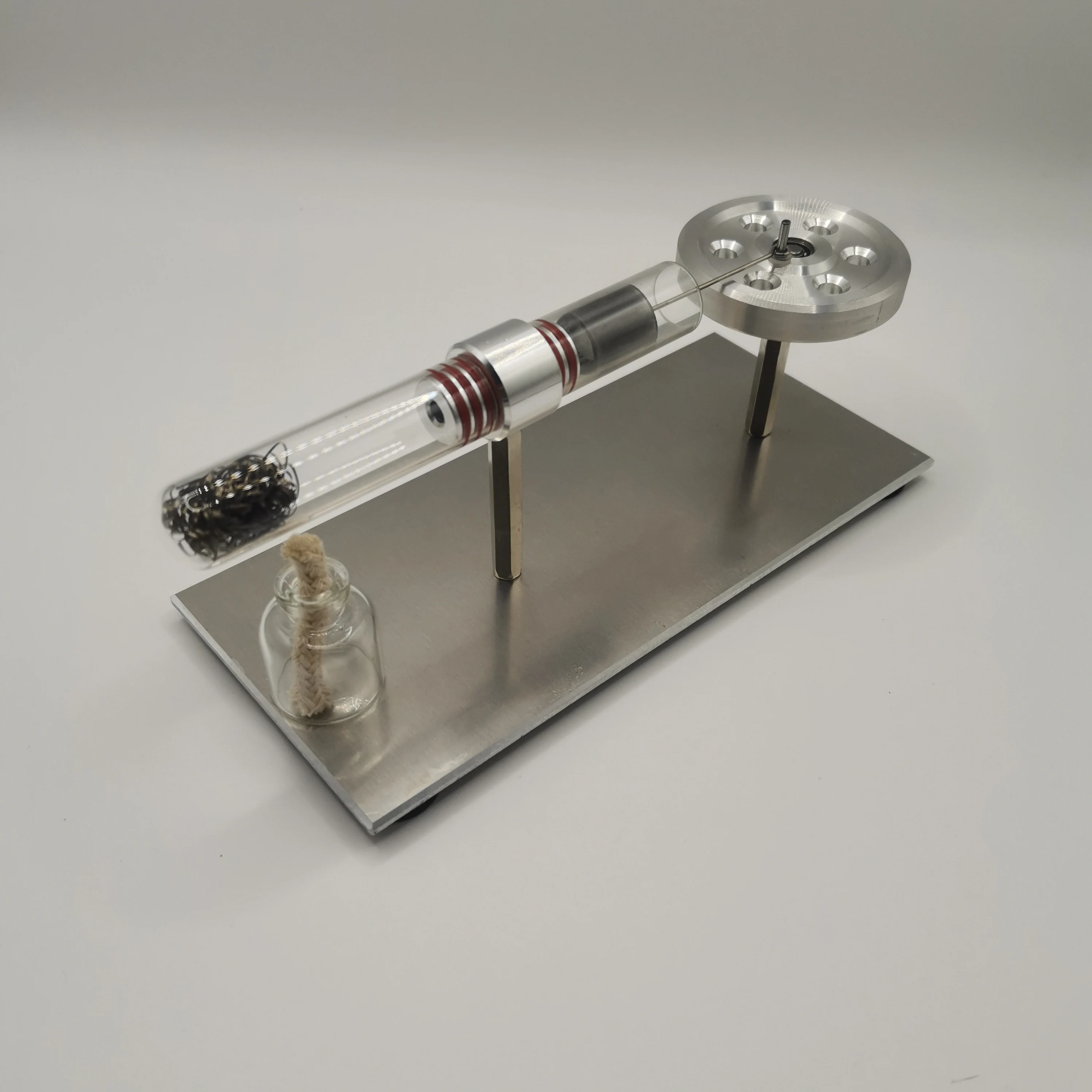 

Sterling engine model external combustion engine birthday gift steam engine mini handmade thermal echo engine