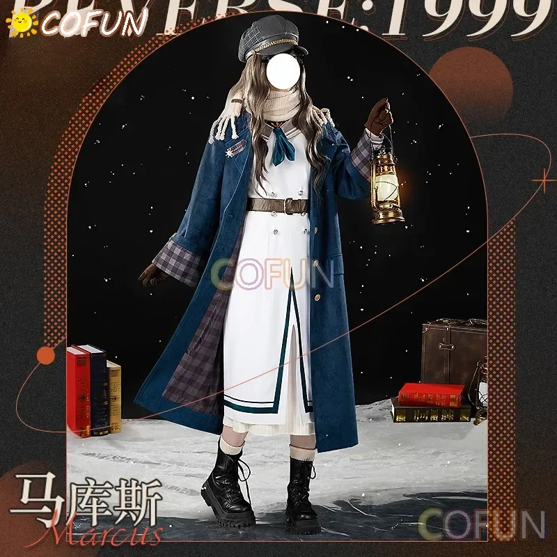 COFUN [Customized] Reverse:1999 Marcus Cosplay Costume Cos Game Anime Party Uniform Hallowen Play Role Clothes Clothing Dress