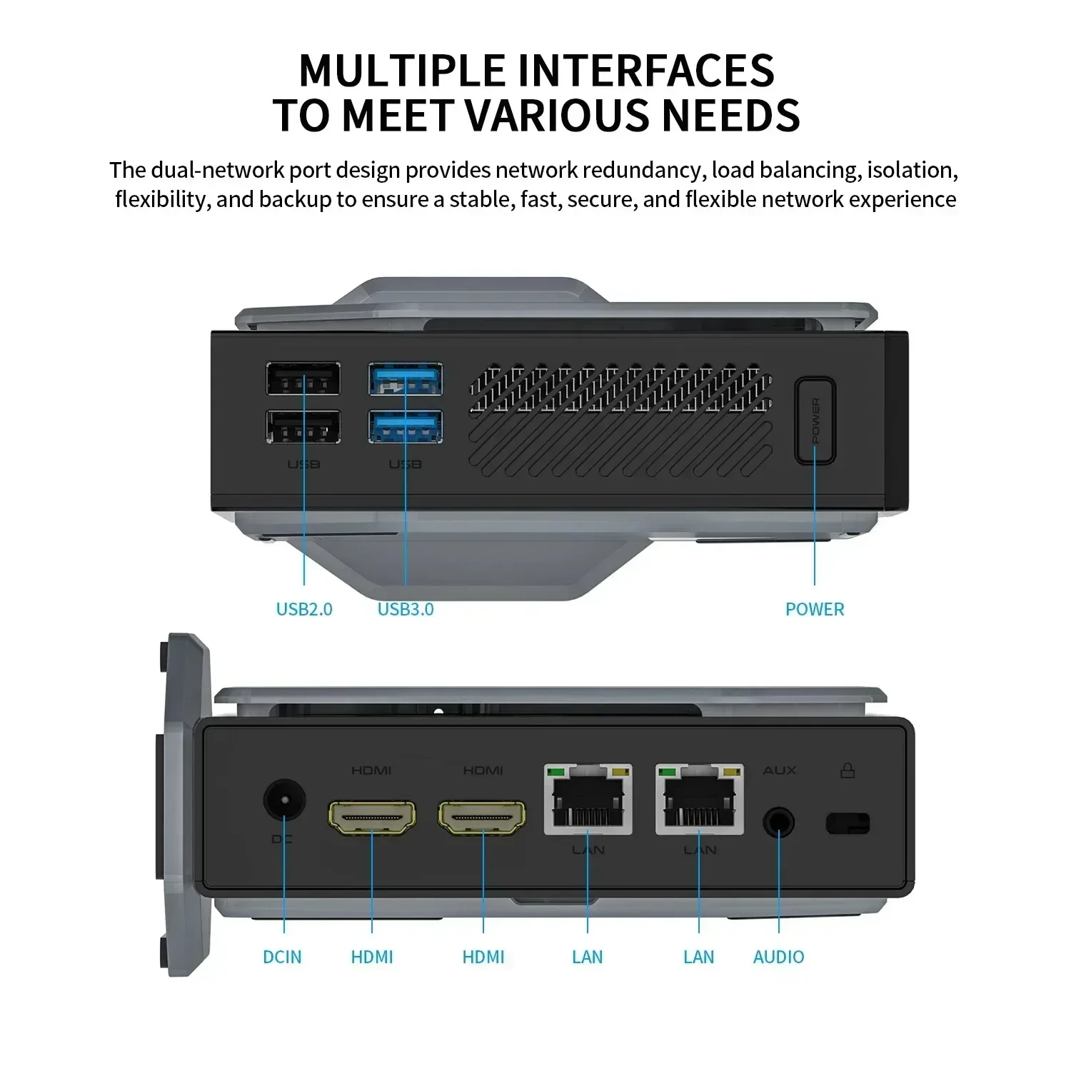 SZBOX S1 كمبيوتر صغير مزدوج Nic مع شاشة LCD ذاتية الصنع Intel Alder Lake N97 Twin Lake N150 كمبيوتر صغير Windows 11 DDR4 3200Mhz NVMe SSD