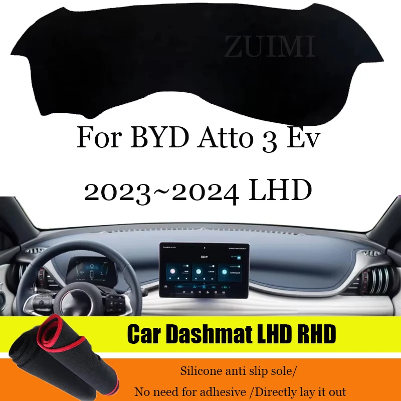 

ZUIMI Dashboard Cover Dash Mat Dashmat For BYD Atto 3 Ev 2023~2024 LHD RHD Dash Board Cover Pad Sun Shade