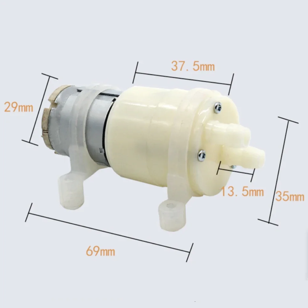 Micro 365 water Diaphragm pump DC 12V water suction pump miniature self-priming pump motor DIY self-made flower