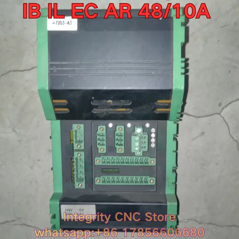 Second-hand  IB IL EC AR 48/10A  PLC module 2819257 functional test is normal