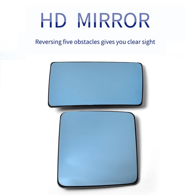 Car Blue Mirror Glass For Mercedes Benz W124 S124 W201 190 (1985-1993) E (1993-1995) Heated Glass Rearview Mirror