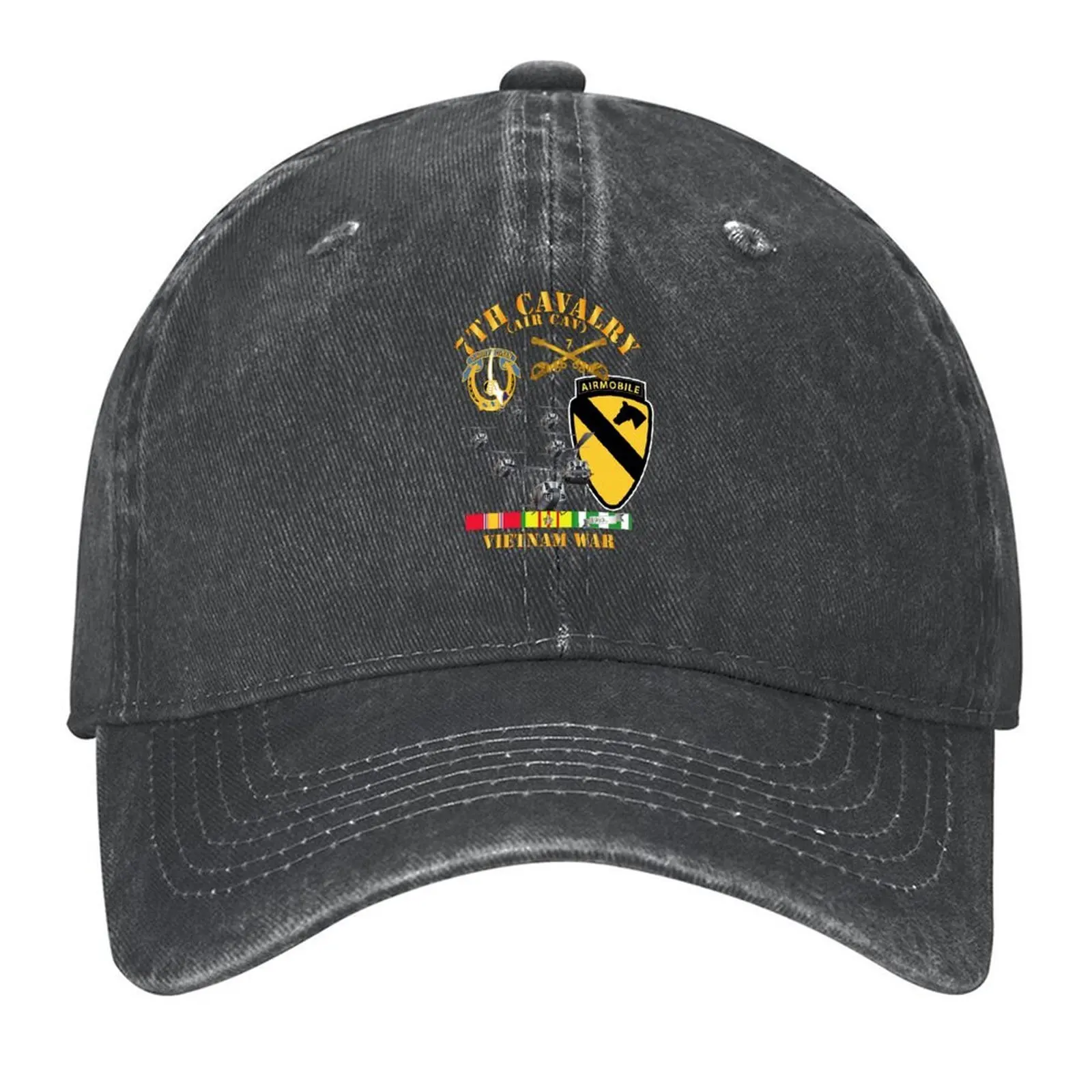 

7th Cavalry (Air Cav) - 1st Cav Division w SVC Baseball Cap Golf Hat Man For The Sun Trucker Hat Visor Hats For Men Women's