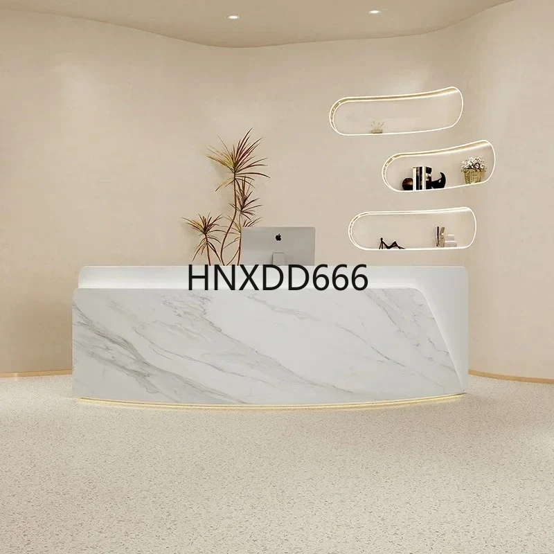

Receptionist Front Desk Modern Furniture Aesthetic Reception Spa Luxury Minimalist Beauty Storage Reseption Receiption