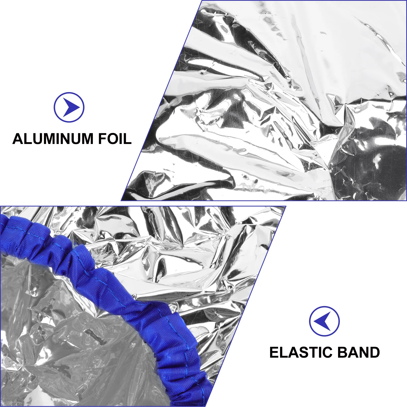 

1pc Salon Supply Tinfoil Elastic Heat Thermal For Shower Hair Dyeing Scalp Protection Disposable Heating Caps Lightweight Deep