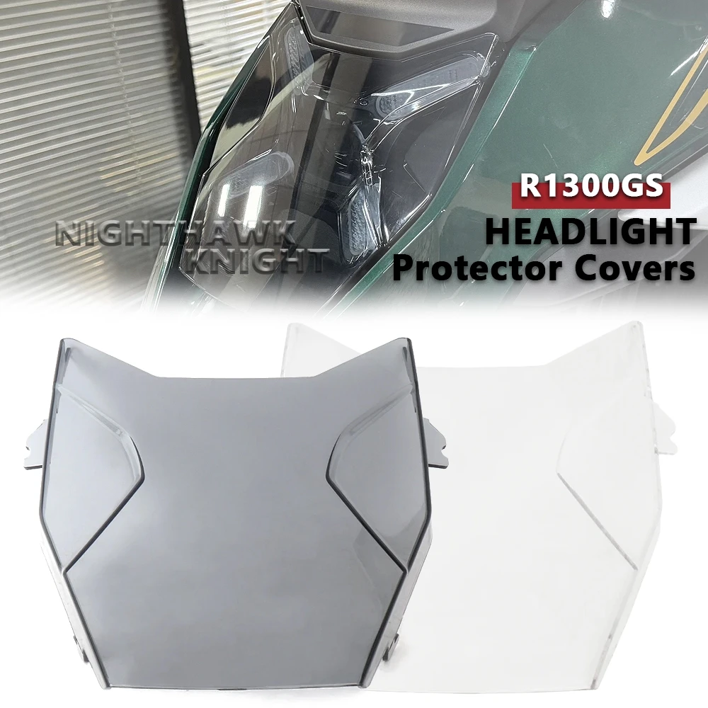 

For BMW R1300GS R 1300 GS 1300GS R1300 GS 2023 2024 Motorcycle Accessories Headlight Protector Covers Smoky Transparent