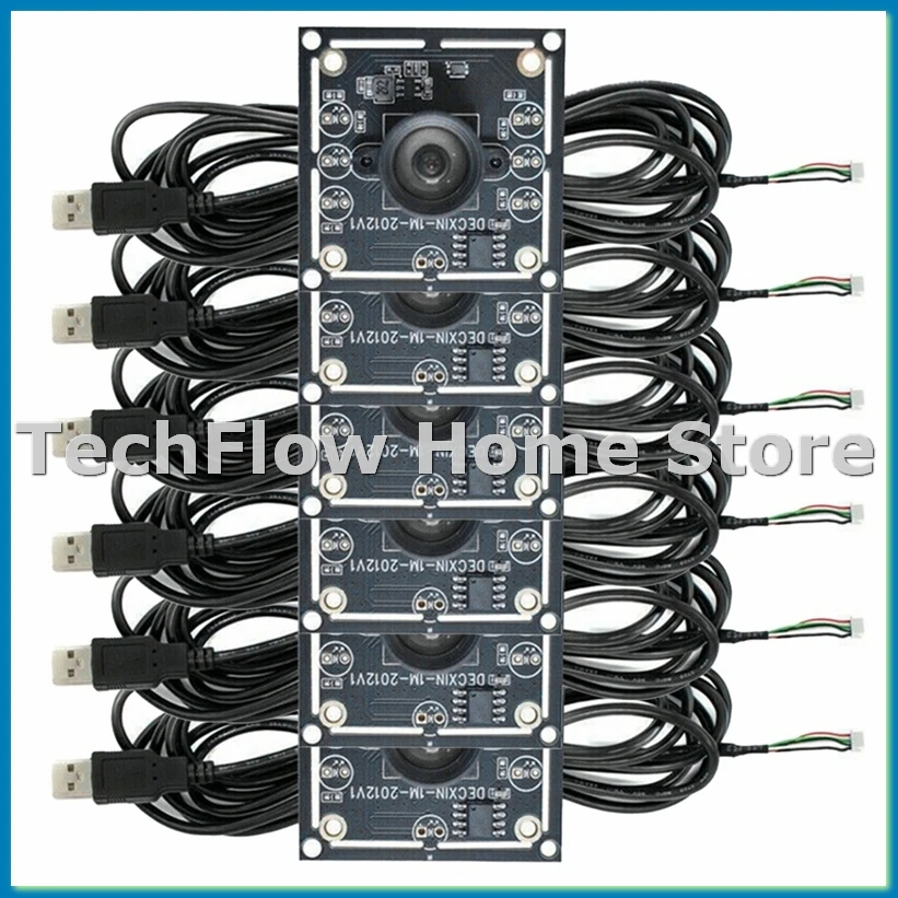 

6 шт. 100-градусный модуль камеры 1MP OV9732 1280x720 USB бесплатный драйвер ручной фокусировки с 2-метровым кабелем для WinXP/7/8/10-A23R