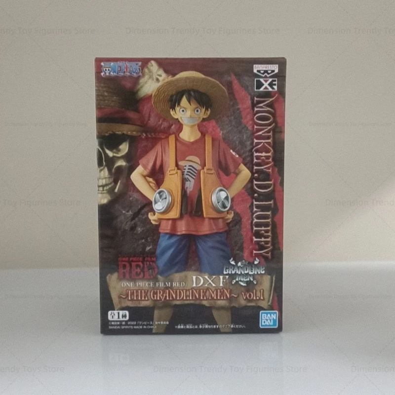 Bandai In Voorraad Banpresto Dxf De Grandline Mannen Vol.8 Anime Een Stuk Jinbei Luffy PVC Action Figure Model Speelgoed Gift DT