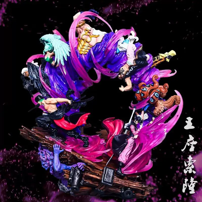 

24 см цельные аниме фигурки Зоро Gk фигурка Onigashima King Of Hell фигурка статуя из ПВХ модель украшения подарочные игрушки