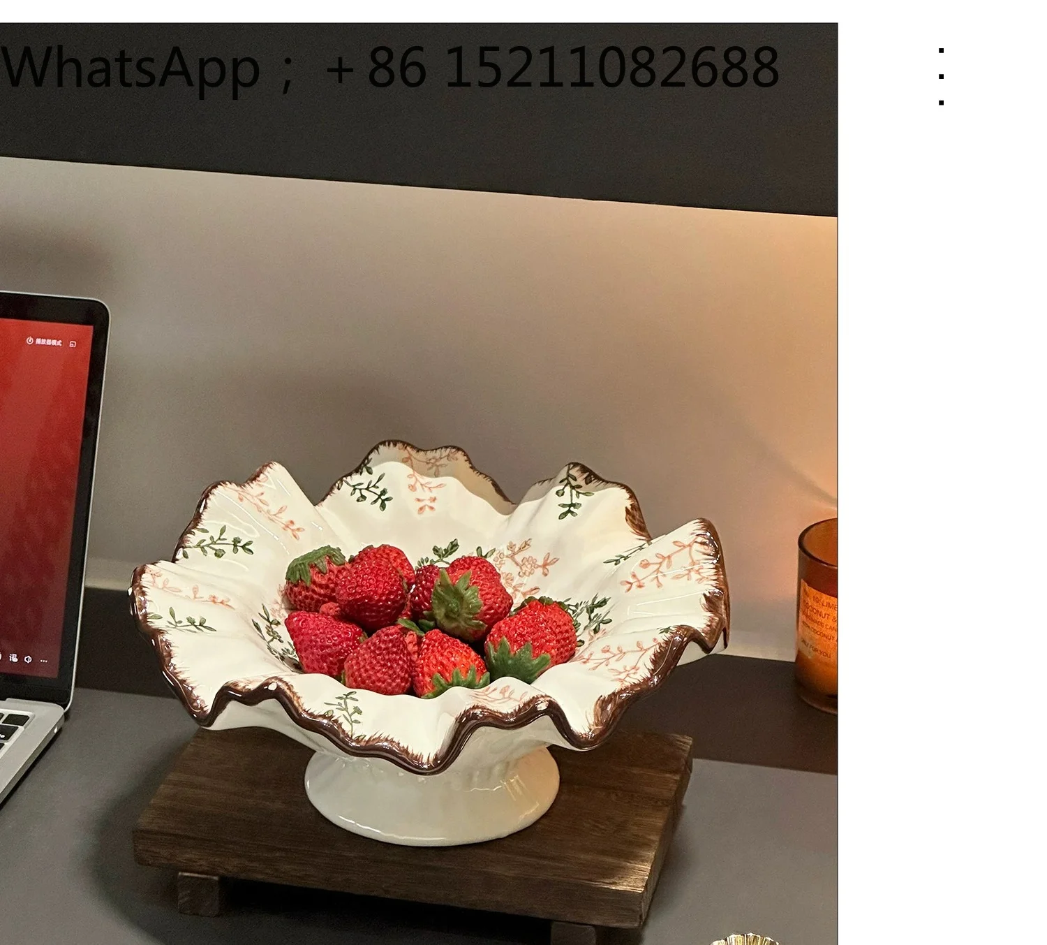 LLY high value candy fruit dried fruit tray household high foot tray snacks placed refreshment plate
