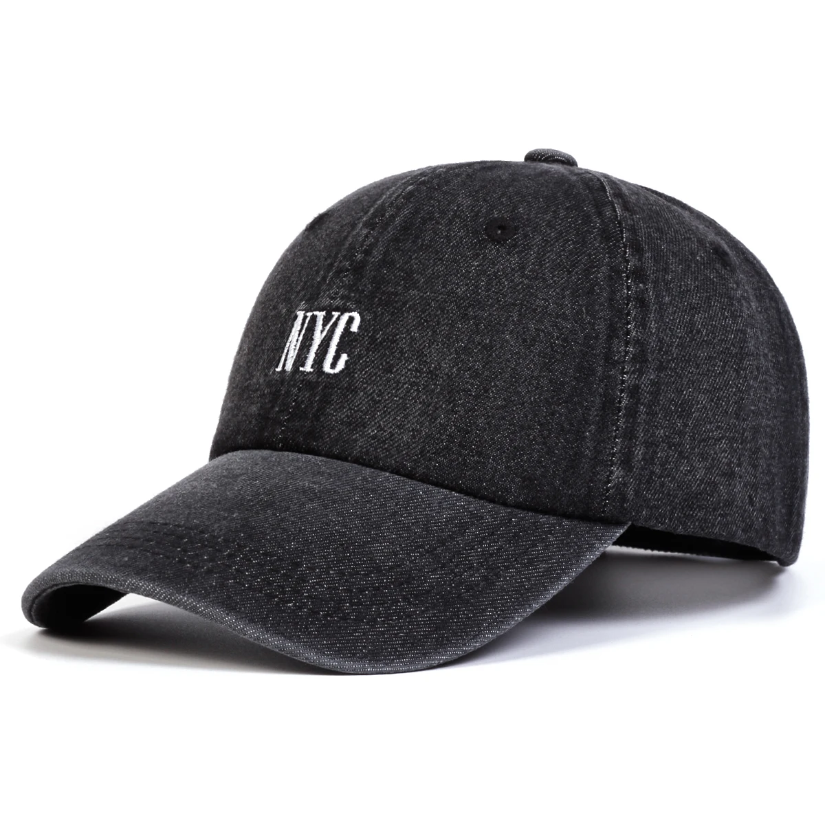 ยูนิเซ็กส์ NYC หมวกเบสบอลผ้าเด - Embroidery Nyc บทวิจารณ์และราคา