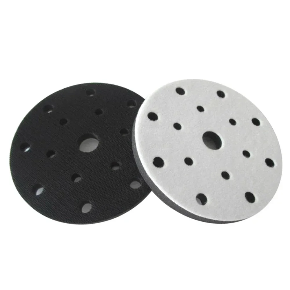 6 Inch 150mm 15 Holes Soft Sponge Interface Pad Backing Hook & Loop Sanding Discs Sanding Pads For Polisher