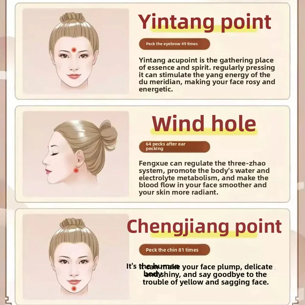 

Lotus Pod Eye Massager Roller Dual-Head Resin Face Massage Stick Mini Eye Scraping Tendon Stick