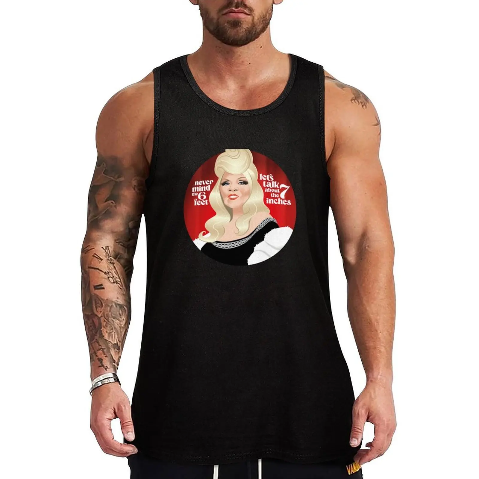 

Mae West - let's talk Tank Top Regular Fit Basic Tank Top Sleeveless Casual Shirt