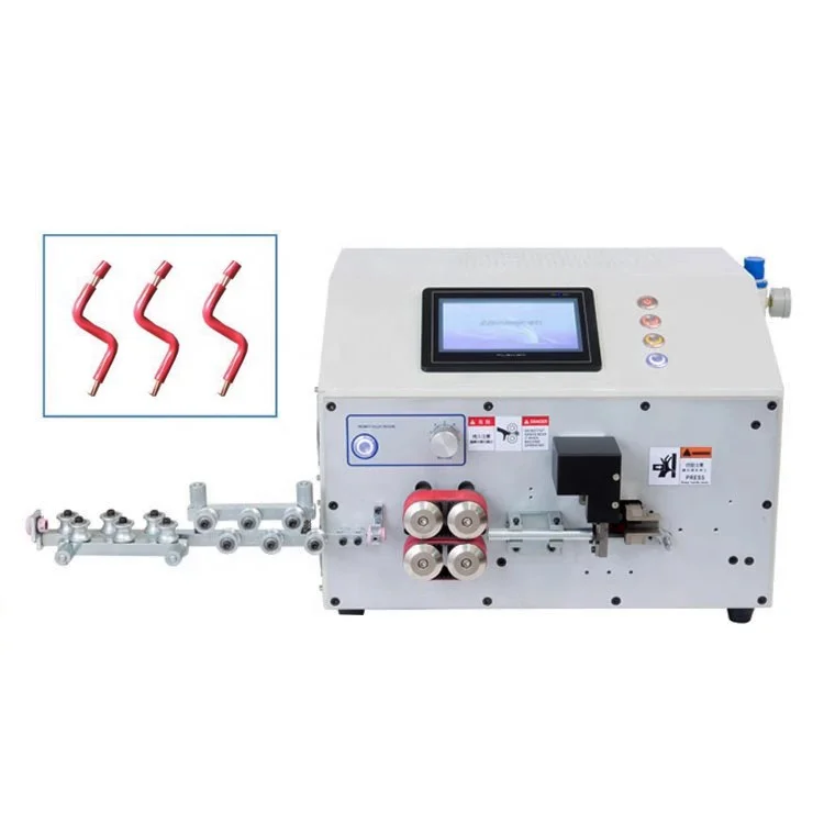 Spot sales cable stripping Automatic Cutting Cable Wire Stripping With 2D Bending Machine