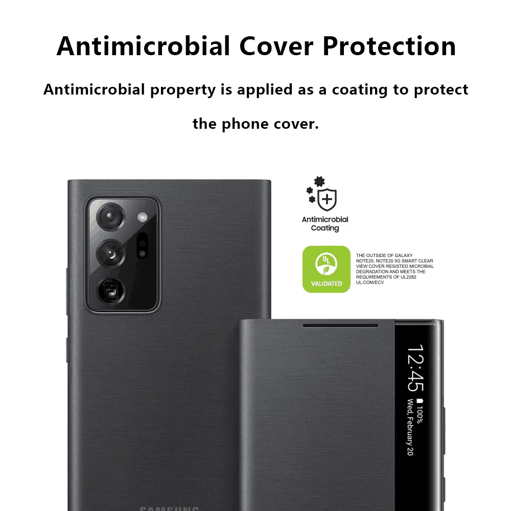 Oryginalne etui z klapką do Samsung Galaxy Note20 Ultra S-View Wysokiej jakości skórzane etui do Note20Ultra Protector Shell & Box — zdjęcie produktu 6