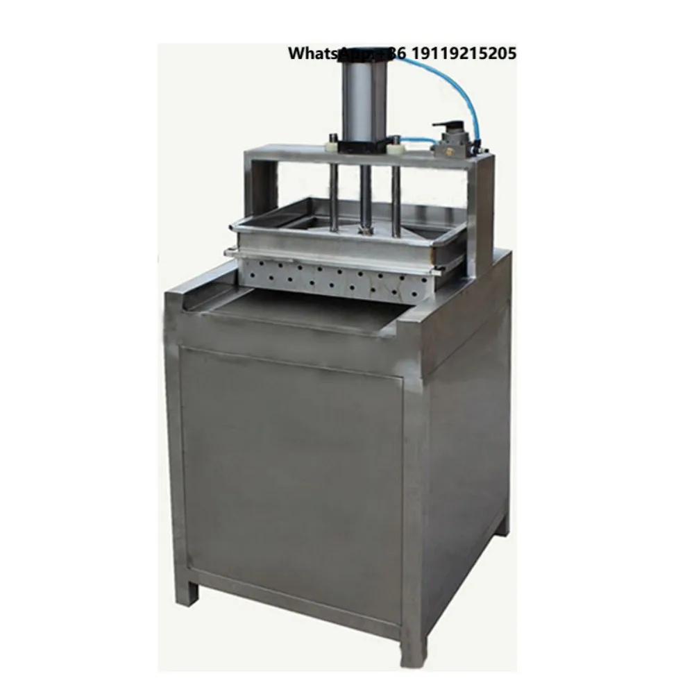 Commercial Hydraulic 1 Single Pan Tofu Presser Soybean Milk Molding Bean Curd Pressing Machine