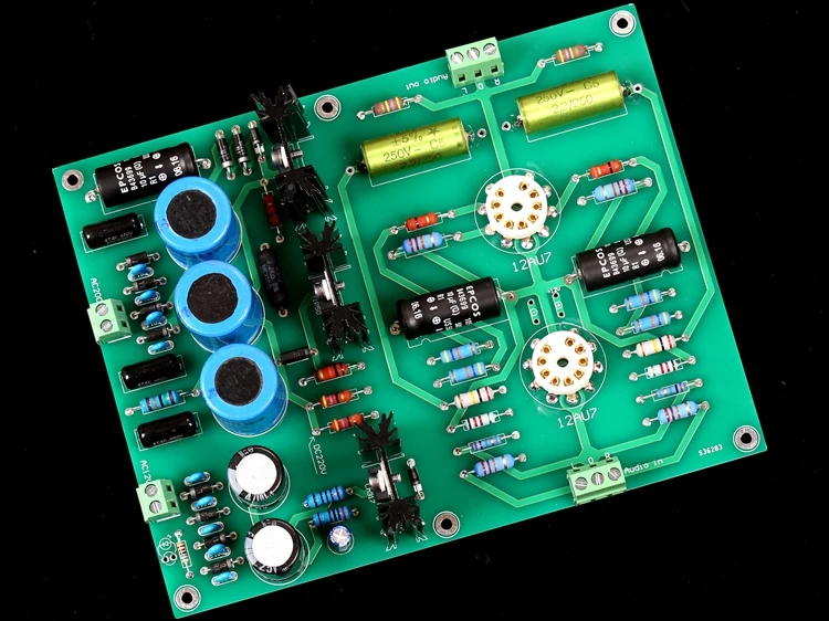 

12AU7 beautiful sound bile duct preamplifier finished board