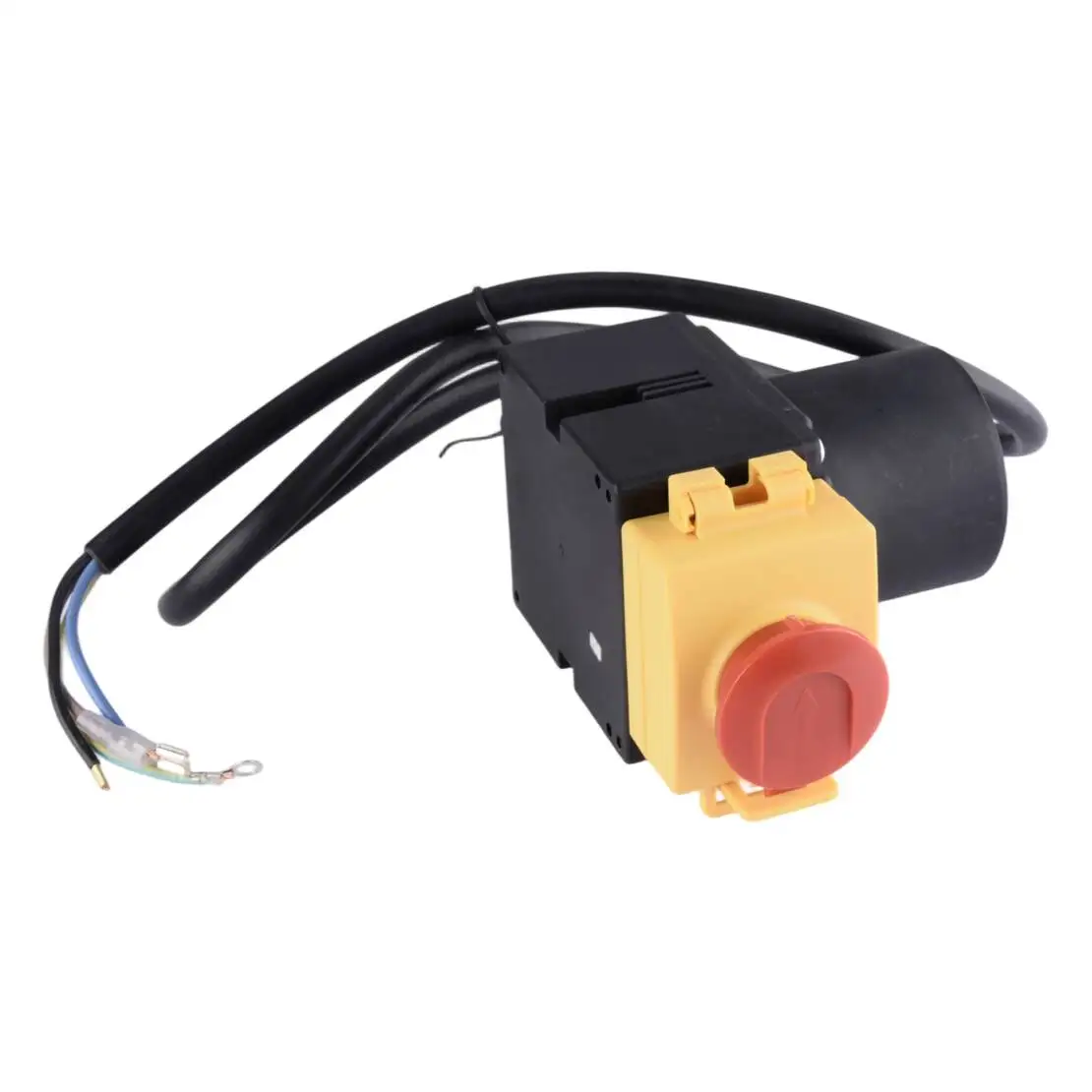 KOA7 Electromagnetic Push Button Wood Splitting Log Cutting Machine Power On Off Switch 250V 12A