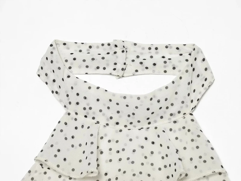 HXAO Y2K Polka Dot Tops für Damen, Sommer Crop Halter Top, Weiß, Ärmellos, Rückenfrei, Sexy Ausgeh-Top, 2026 Resort Strandmode – Detail 4