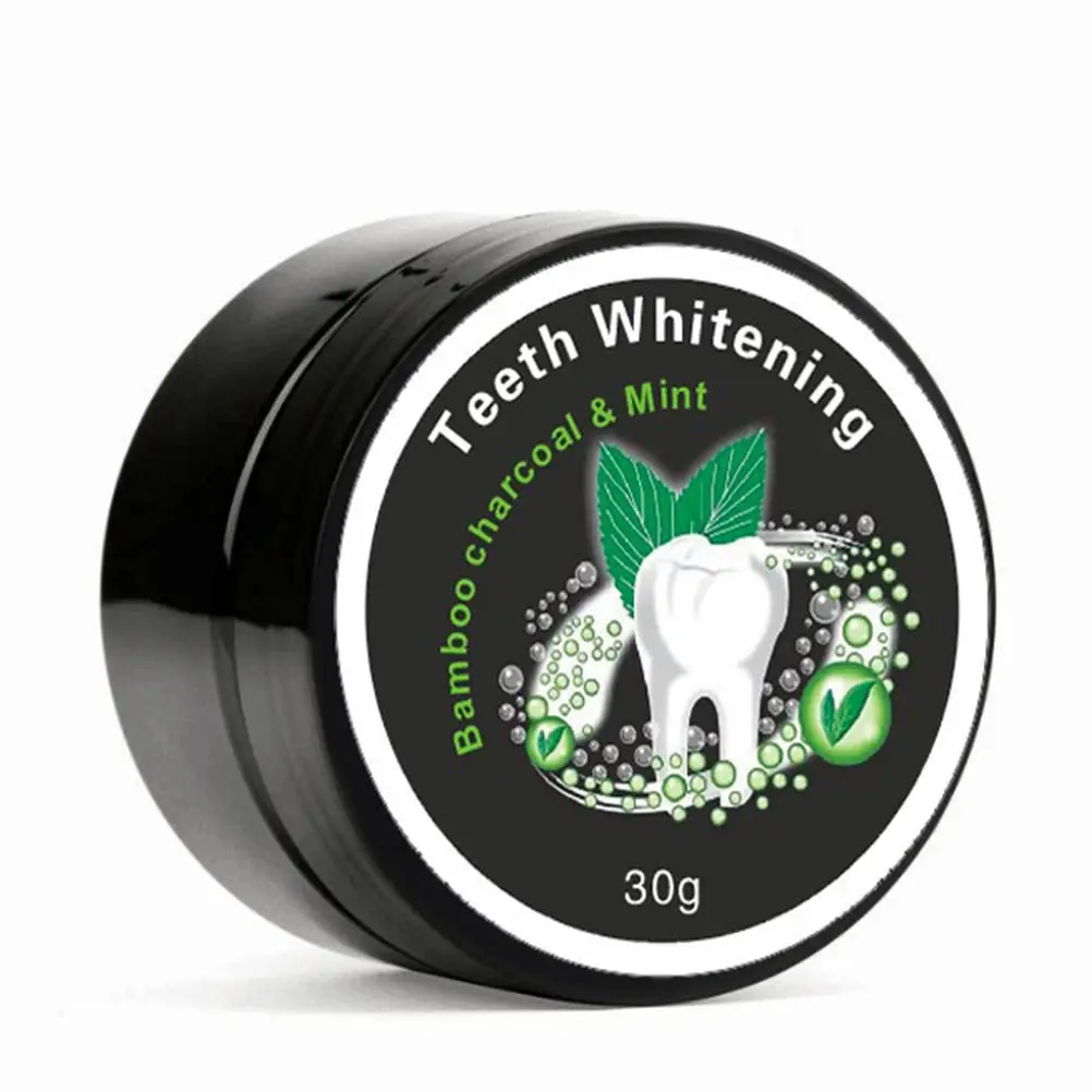 

30G Bamboo Charcoal Whitening Tooth Powder Activated Formula Dental Stains Remover Coffee Tea Tartar Odor Control