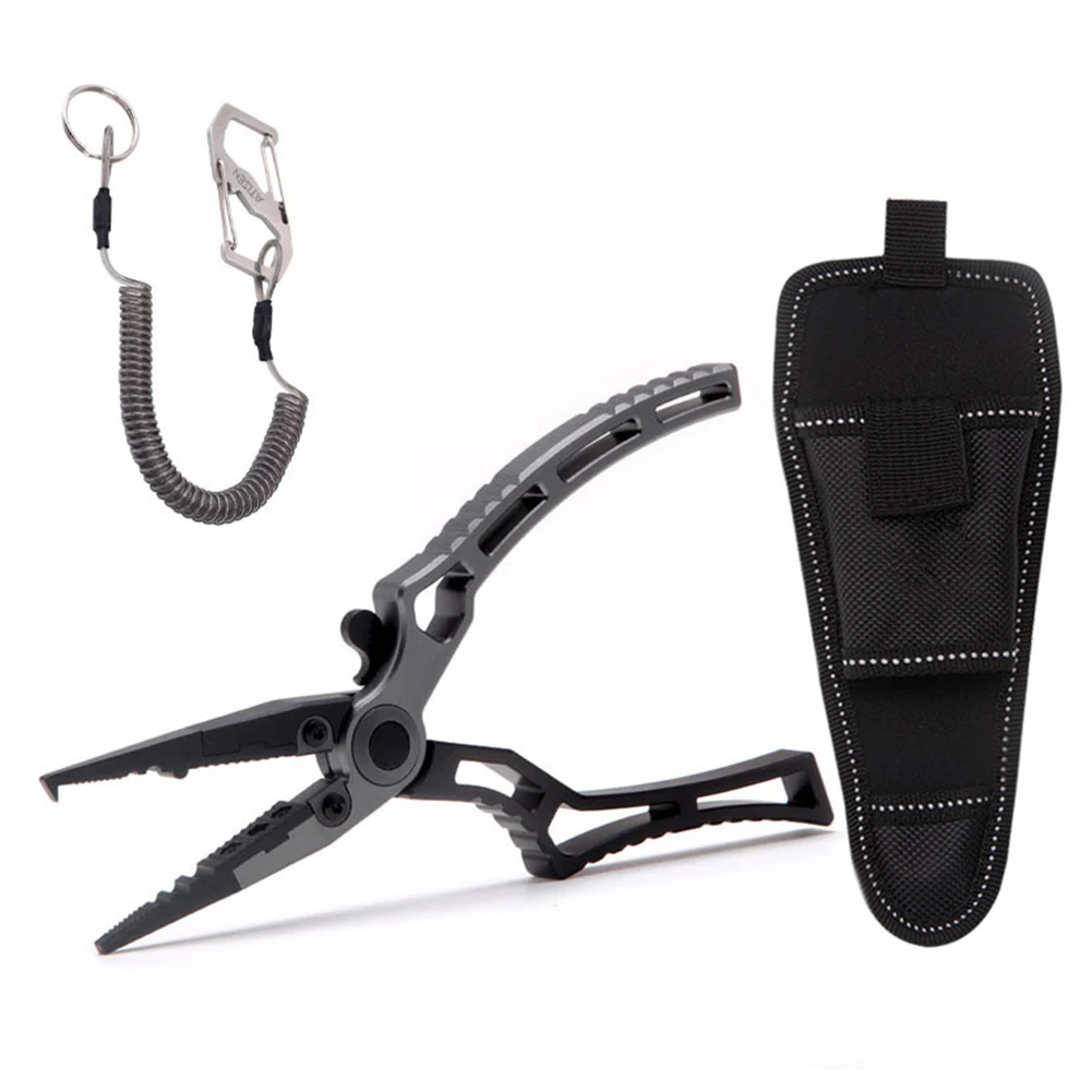 Aluminium vistang Zoutwater Surf Visgerei Kit Vissen Multitool Hook Remover Gevlochten vislijn