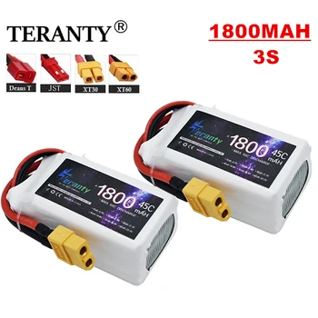 TERANTY 3S リポバッテリー 11.1V 1800MAH 45C バッテリー RC カー FPV RC ドローンボートリモートコントロールおもちゃ充電式 11.1V Bateria
