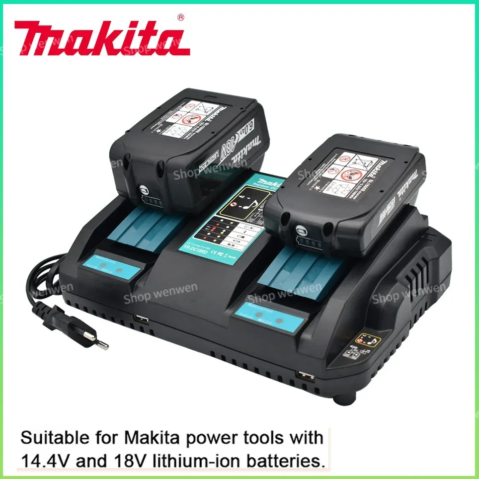 

Dual USB Port charger for Makita Battery Charger 14.4V 18V BL1860 BL1415 BL1430 BL1830 BL1840 BL1850 BL1845