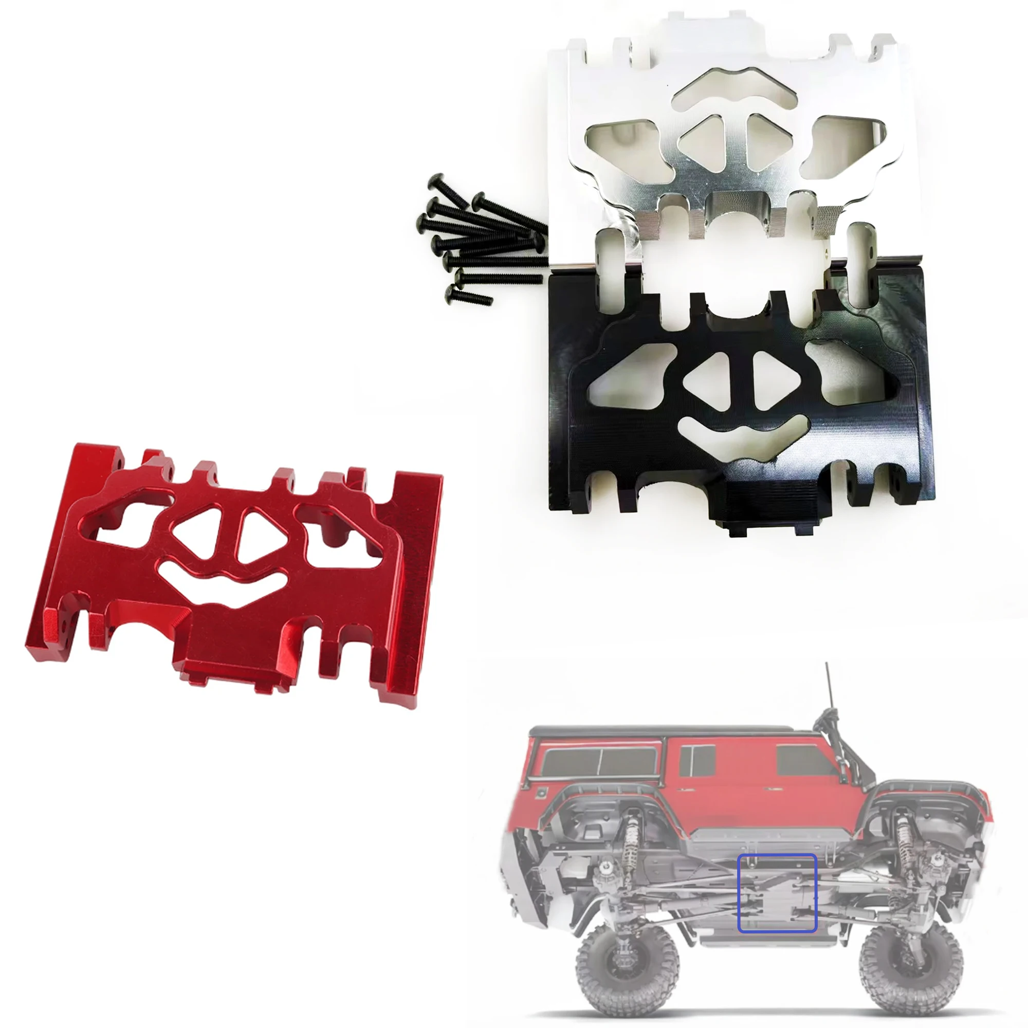

Гоночная металлическая центральная коробка передач, нижнее базовое крепление, средняя защитная пластина