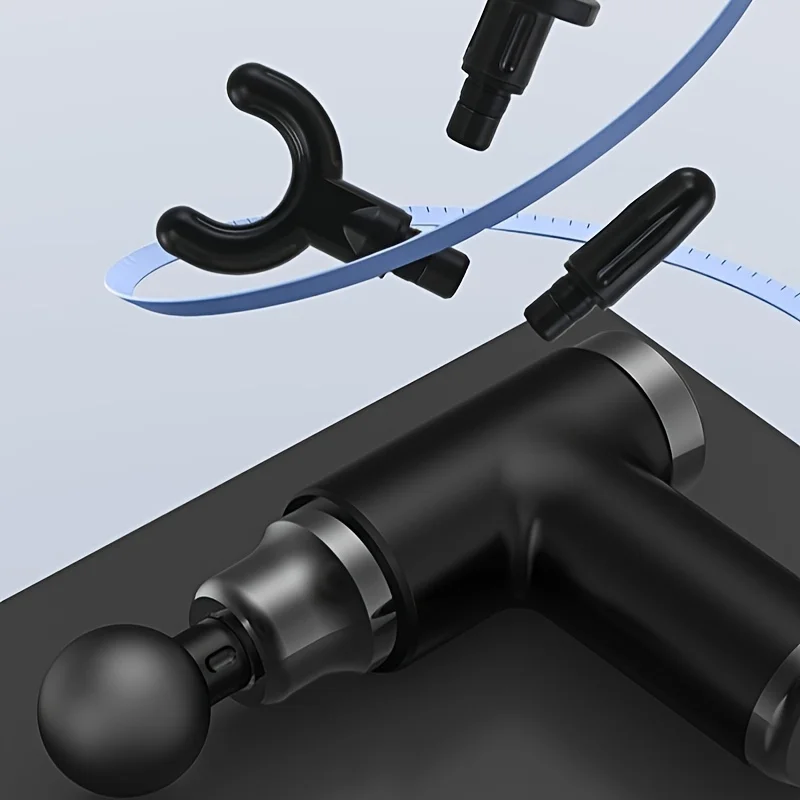 Портативный мини-массажный пистолет, 1 шт., перкуссионный массажер для глубоких тканей, ультракомпактный и тихий, карманный размер для снятия в дороге,