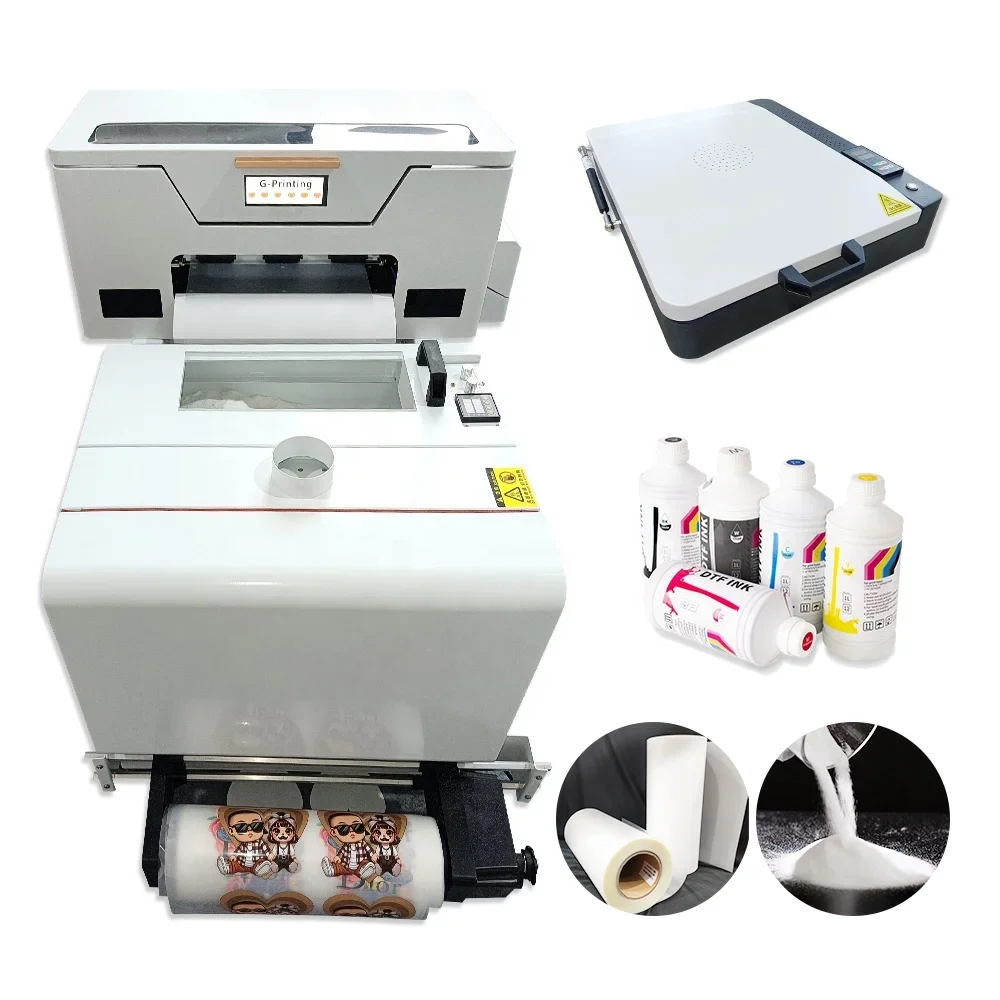 

30cm Impresora MIni Heat Transfer DTF Print Digital Printing Machine A3 XP600 Inkjet DTF Printer for T Shirt