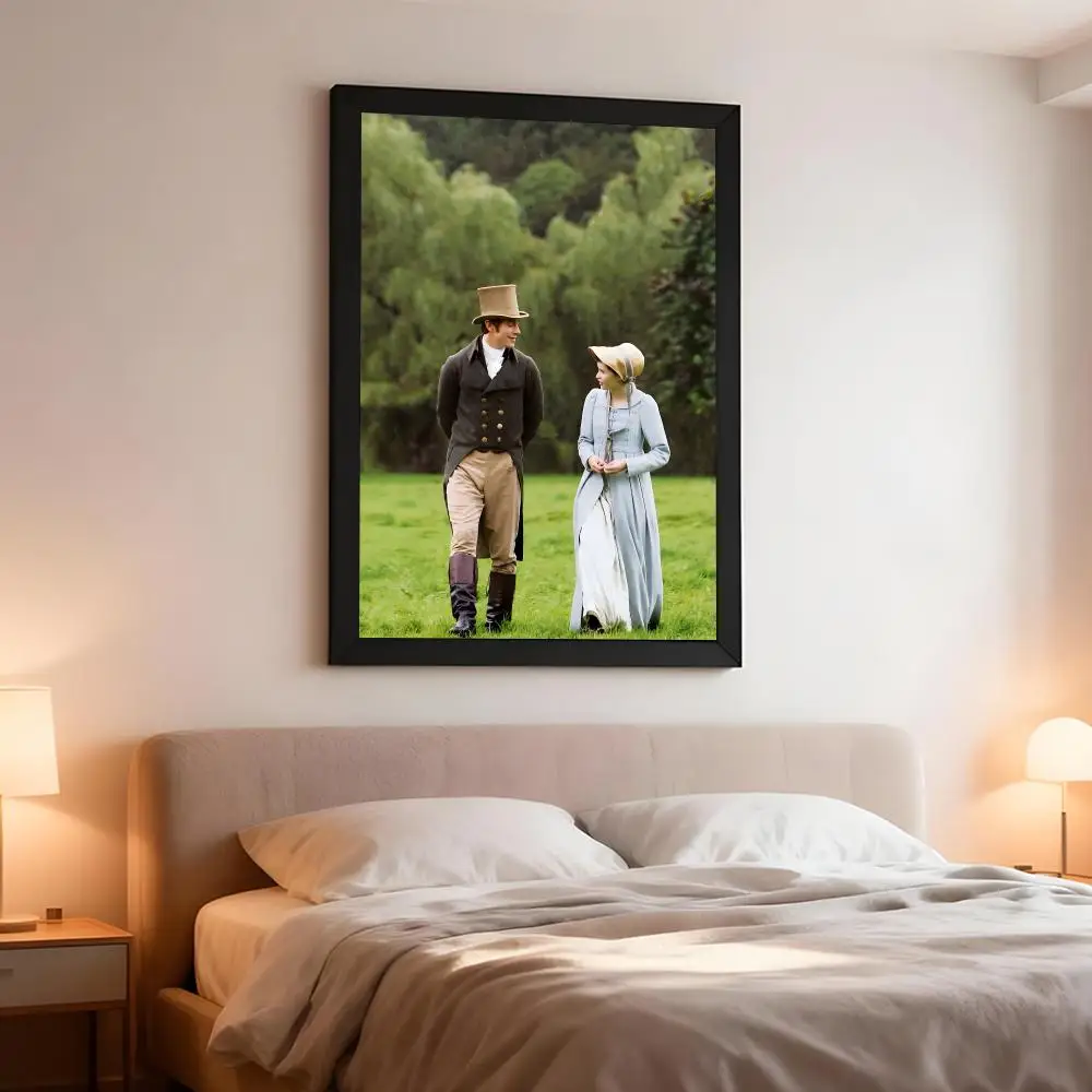 Classic Novel Northanger Abbey Poster Artistic Peel-Off Wall Decor, Indoor Outdoor Home Ornament for Collectors