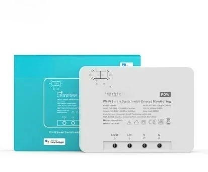 

High Power Smart Switch Measuring Power Consumption Voice Control Via Alexa