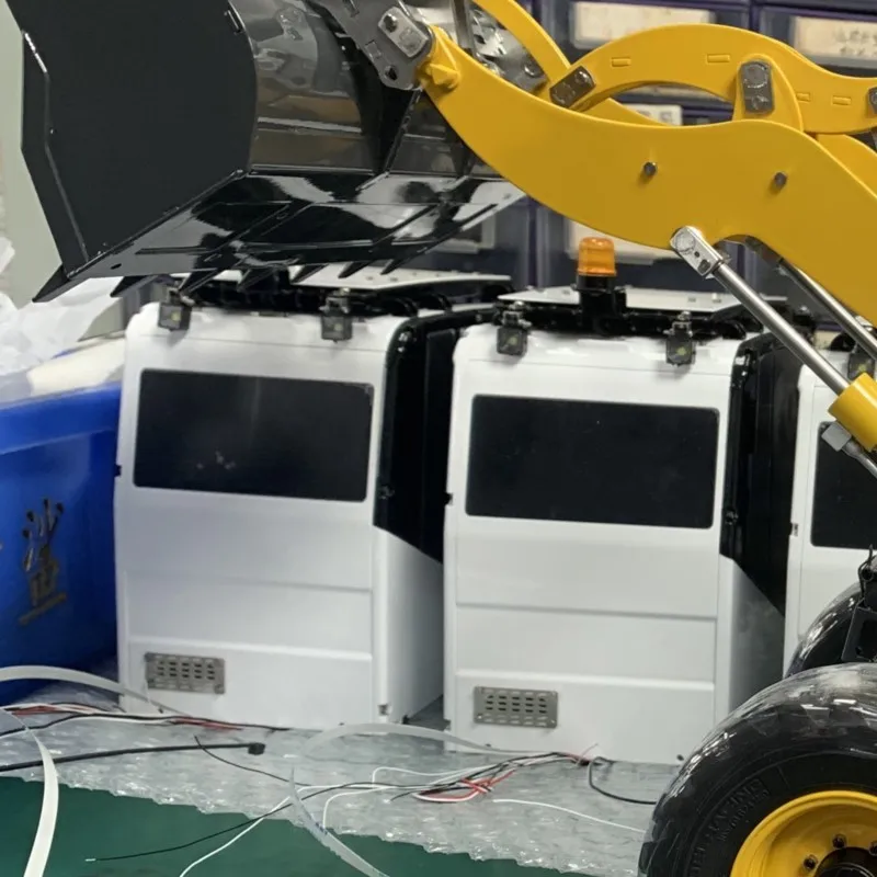LESU WA100 RC Hydraulic Loader 1/14 AOUE Remote Control Cars Truck Machine Vehicle Motor Hobby Model Gifts