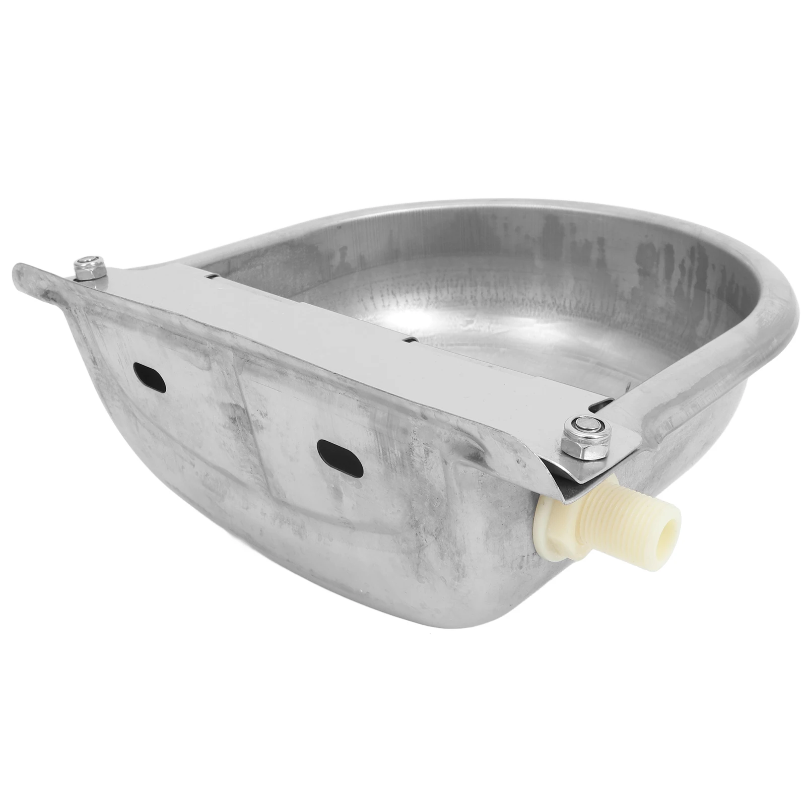 

Automatic Water Feeder Stainless Steel Durable Float Valve Hygienic Design Effortless Maintenance Stock Tank Pet Supplies Goat