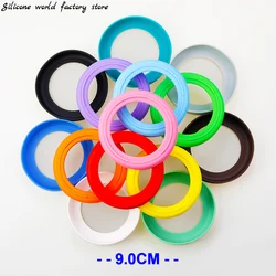 SW 16 Colors 9.0CM Threaded Silicone Cup Bottom Protective Cover Coaster Sleeve Water Cup Cover 90MM Thermos Cup Bottom Holder
