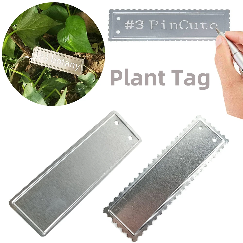 

5-500PCS Garden Plant Labels Waterproof Aluminum Tags Nursery Markers Flower Pots Seedling Sign Mark DIY Garden Decor Tools