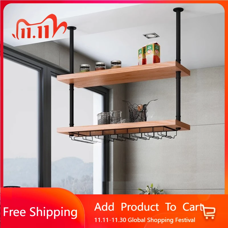 

Wood Metal Bar Cabinet Wine Rack Drinks Modern Shelf Bar Cabinet Wine Rack Restaurant Shelf Gabinete Drinking Bar Furniture