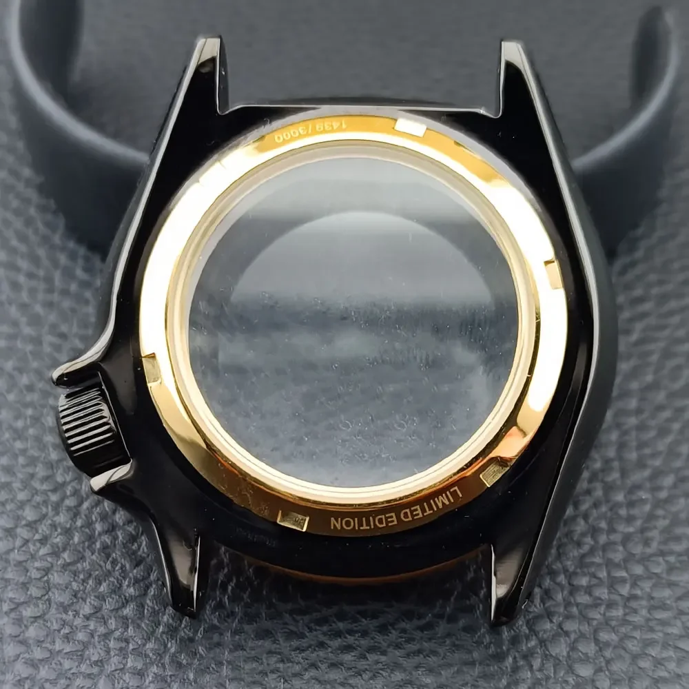 High quality 40.5mm  case sapphire glass waterproof suitable for NH35 movement watch replacement parts