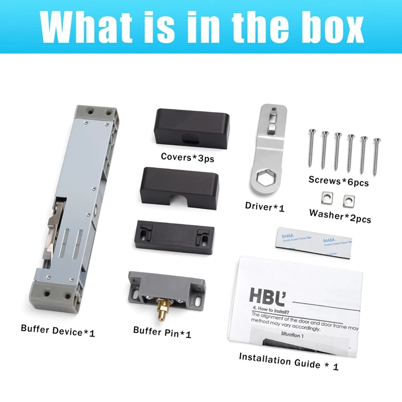 Intelligenter Türschließer – Legierung, automatischer Tor-Türschließer, für Bildschirme zu Hause und Wohnen, Sturm, Garage, einfach zu installieren