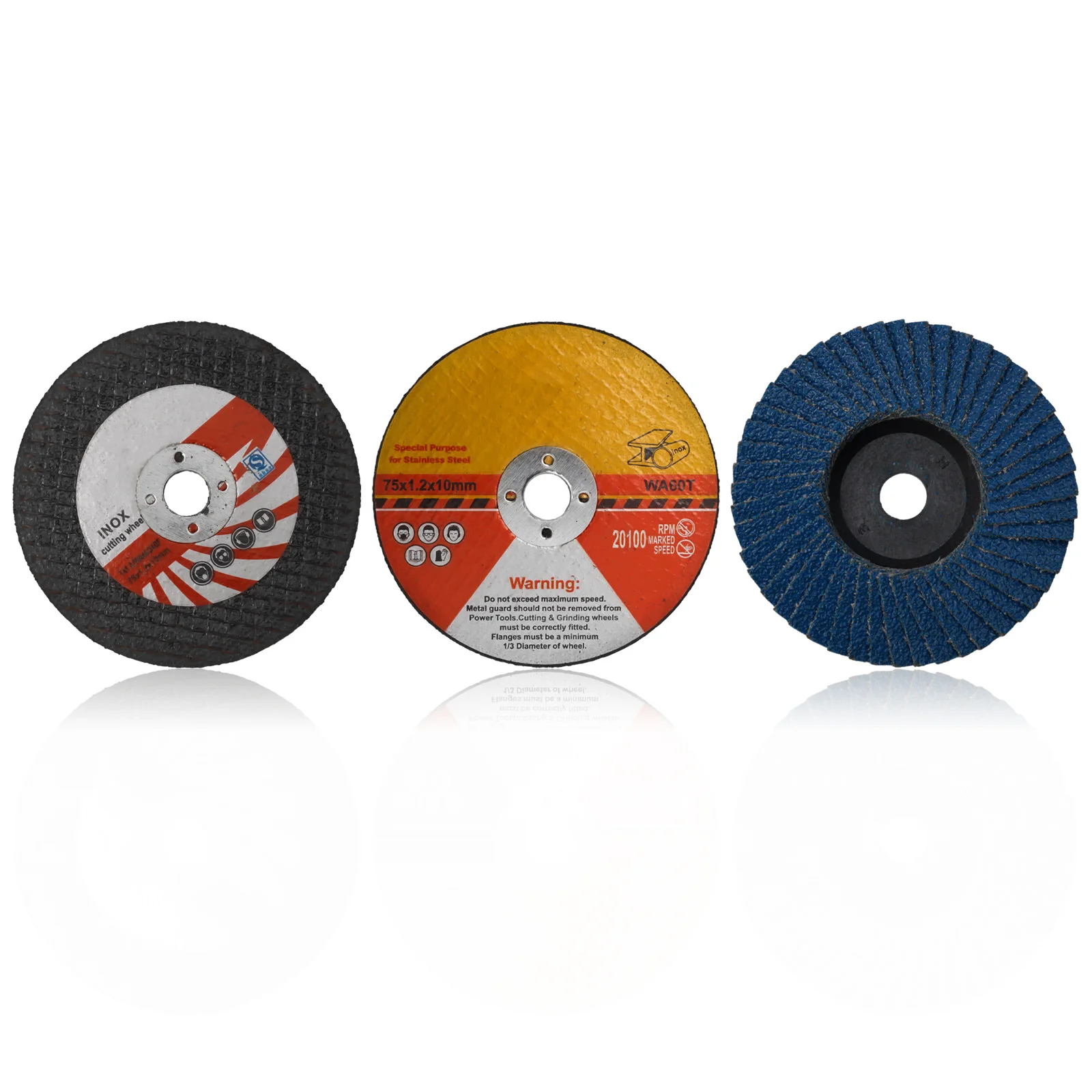 Disco Circular de resina para amoladora angular, disco de corte para amoladora angular, herramientas eléctricas para el hogar, piezas de repuesto, 75mm, 15 unidades