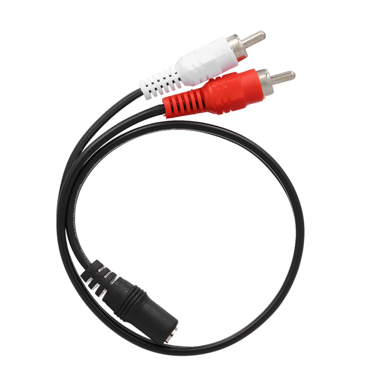 0.25 Meter RCA Audio Cable 3.5mm Female to 2 RCA Male Stereo Adapter Y Cable for HDTV Headphone Amplifier