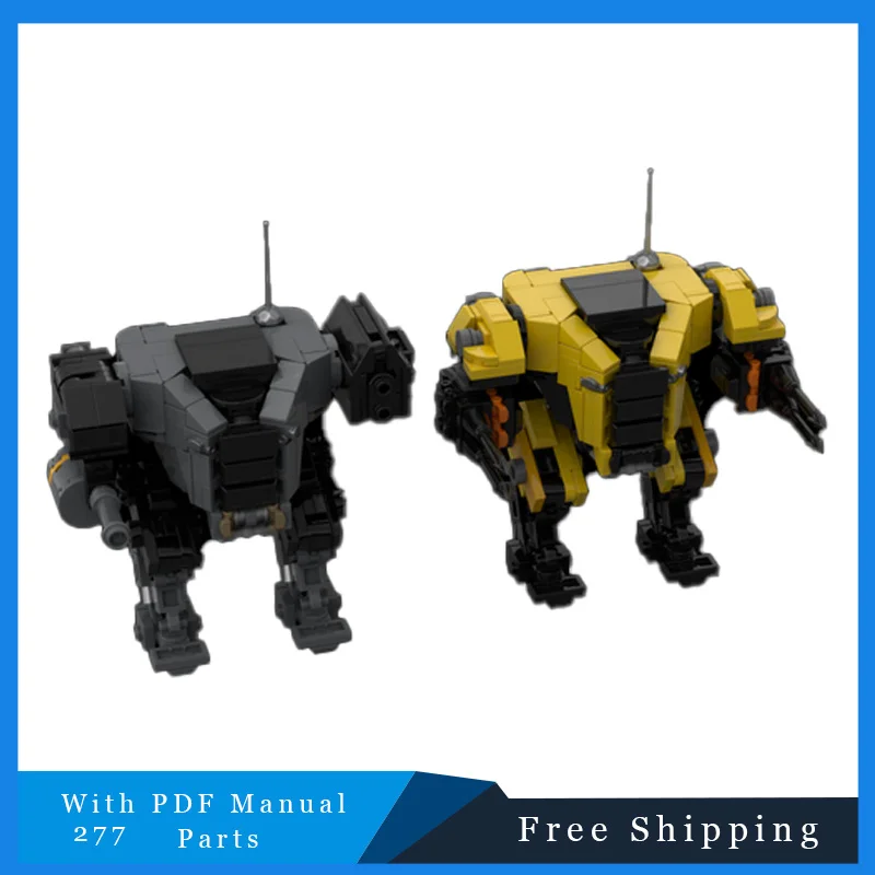 

277 шт. знаменитый игровой персонаж, маленький серый мех, креативные кирпичи, модель строительного блока для детей, игрушка для сборки «сделай сам», Рождественский подарок