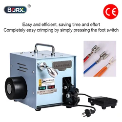 BORX 220V/60W Terminal Crimping Machine Multiple Terminals Electric Cold Pressing Terminal Crimping Machine With Crimping Molds