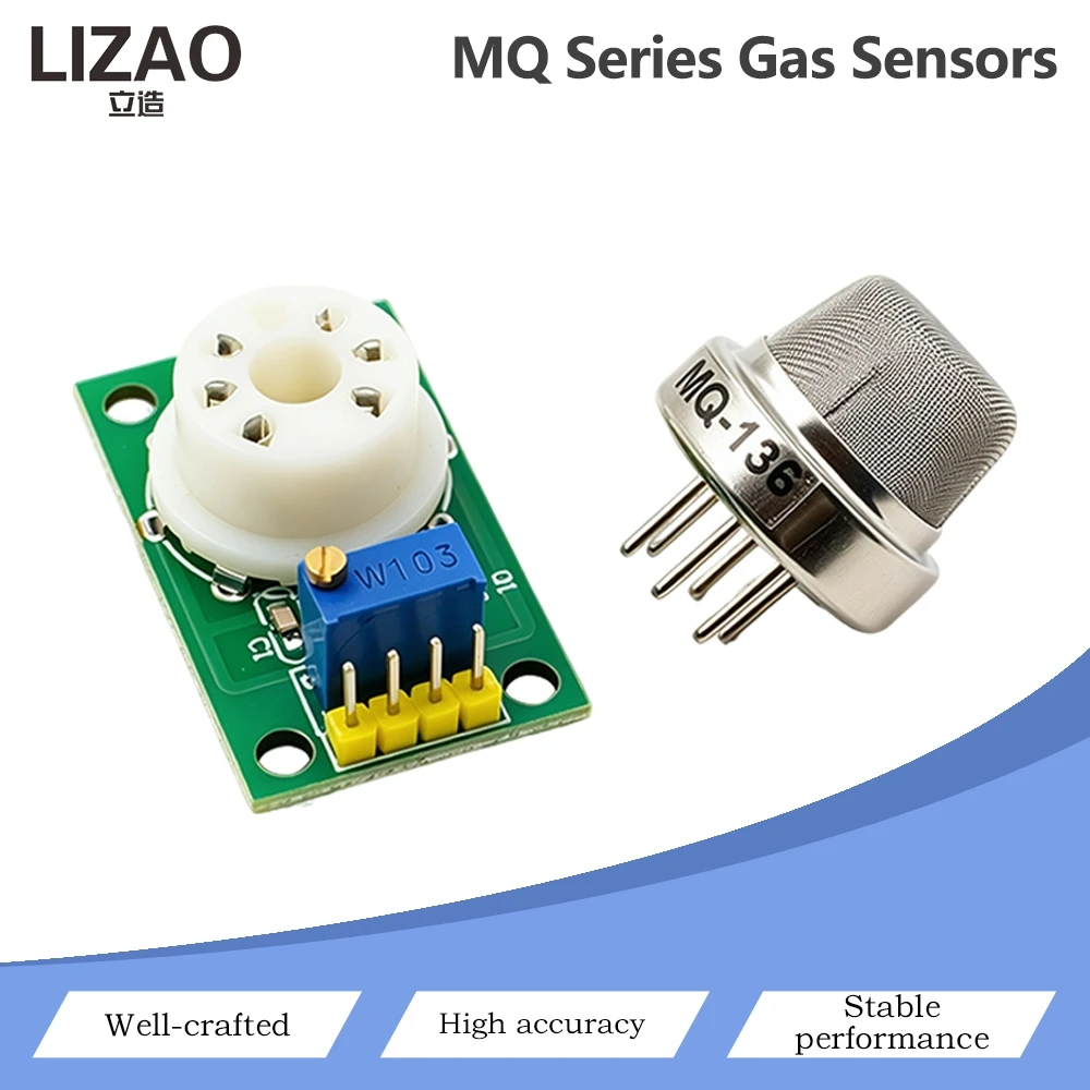 MQ Series Gas Sensor Module MQ131 MQ136 MQ137 MQ138 MQ139 Ozone Hydrogen Sulfide Ammonia Formaldehyde Freon Gas Detection Board
